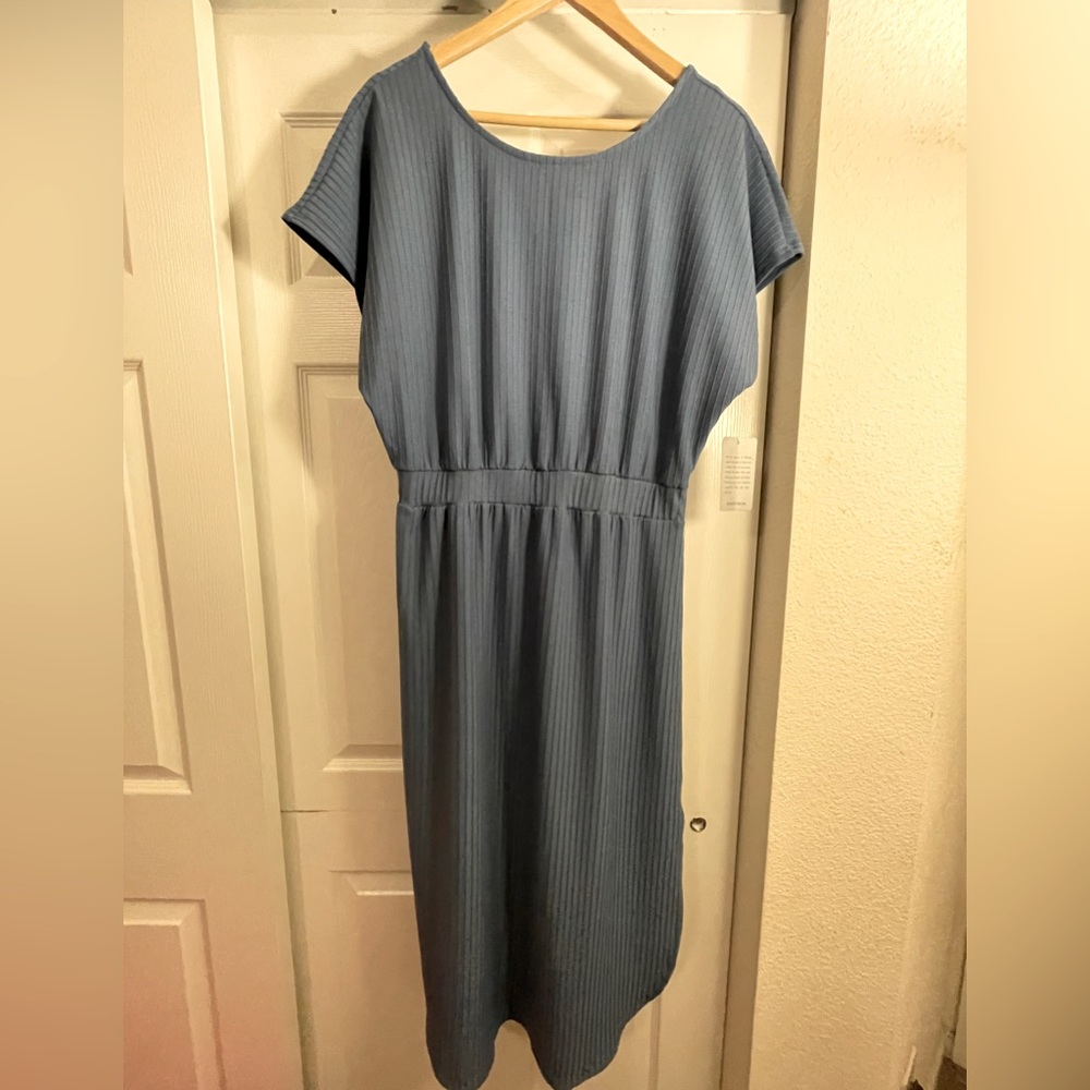StitchDrop women’s dress; daylight blue, size large; new with tags